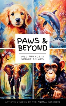 Paperback Paws and Beyond: Wild Friends in Bright Colors. Artistic Visions of the Animal Kingdom Book