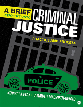 Paperback A Brief Introduction to Criminal Justice: Practice and Process Book