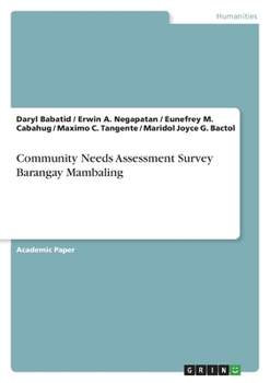 Paperback Community Needs Assessment Survey Barangay Mambaling Book