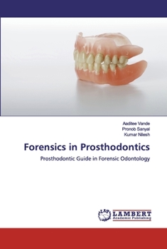 Paperback Forensics in Prosthodontics Book