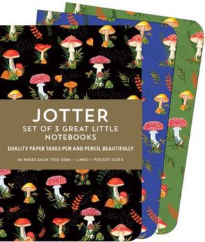 Mushrooms Jotter Notebooks (Set of 3)