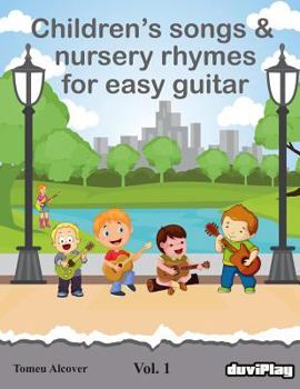 Paperback Children's songs & nursery rhymes for easy guitar. Vol 1. Book