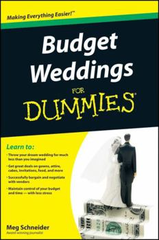 Paperback Budget Weddings for Dummies Book