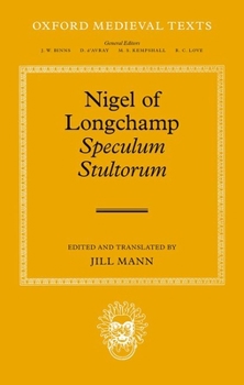 Hardcover Nigel of Longchamp, Speculum Stultorum Book