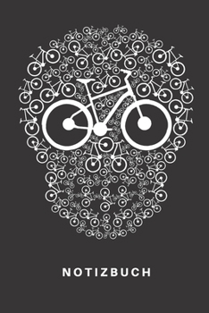 Notizbuch: Notizbuch Notizheft Schreibbuch 110 Seiten Karo Kariert Karos DIN A5 Fahrrad Bike Rad Radeln Biker Mountainbike Fahrradfahrer BMX E-Bike Fahren Mountainbiking Mountainbiker Fahrradkette Tot