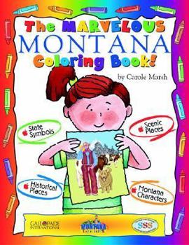 Paperback Marvelous Montana Color Bk Book