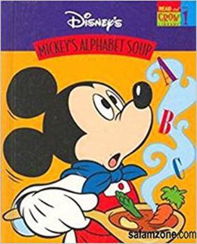 Hardcover Mickey's Alphabet Soup Book