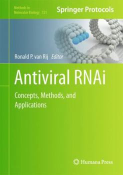 Hardcover Antiviral RNAi: Concepts, Methods, and Applications Book