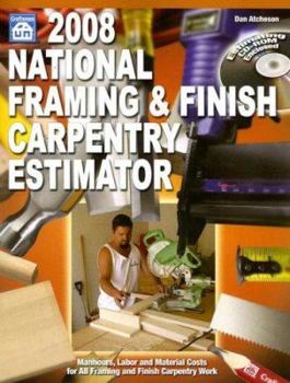 Paperback National Framing & Finish Carpentry Estimator [With CDROM] Book