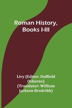 Paperback Roman History, Books I-III Book