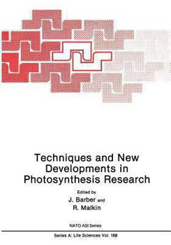 Paperback Techniques and New Developments in Photosynthesis Research Book