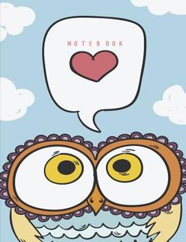 Paperback Notebook: Owl collection cover and Dot Graph Line Sketch pages, Extra large (8.5 x 11) inches, 110 pages, White paper, Sketch, D Book