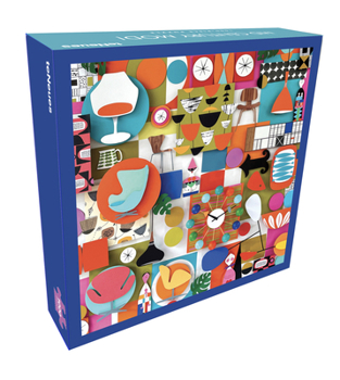 Misc. Teneues - 1,000 Piece Puzzle: Mid-Century Mod!, Full Color Expertly Printed Puzzle, 20 X 20 Puzzle, Poster Guide Insert Included: 1000-Piece Puzzle in Book