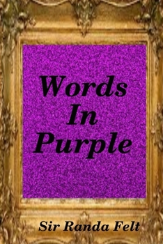 Paperback Words In Purple Book