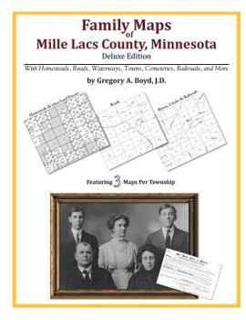 Paperback Family Maps of Mille Lacs County, Minnesota Book