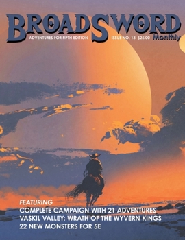 Paperback BroadSword Monthly #13: Adventures for Fifth Edition Book