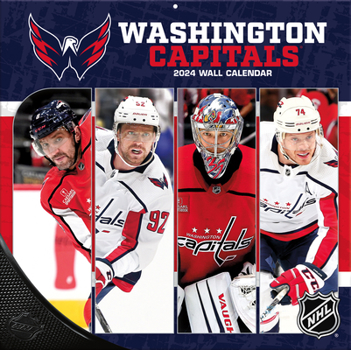 Calendar Washington Capitals 2024 12x12 Team Wall Calendar Book