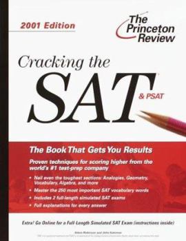 Paperback Cracking the SAT, 2001 Edition Book