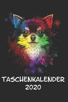Taschenkalender 2020: Taschenkalender für Sept. 2019 bis Dezember 2020 A5 Terminplaner Wochenplaner Terminkalender Wochenkalender Organizer mit ... Hunderasse Pop Art Geschenk (German Edition)