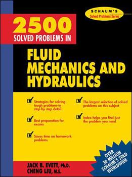 Paperback 2,500 Solved Problems in Fluid Mechanics and Hydraulics Book