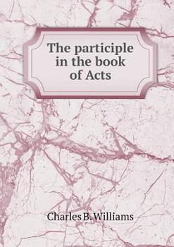 Paperback The participle in the book of Acts Book