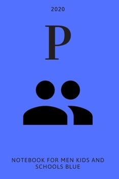 P: Notebook for men, kids and schools, blue
