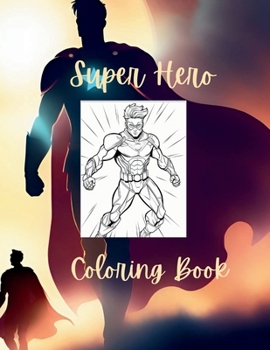 Paperback Super Hero Coloring Book
