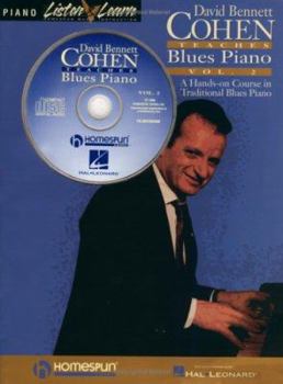 Paperback David Bennett Cohen Teaches Blues Piano, Vol. 2 Book