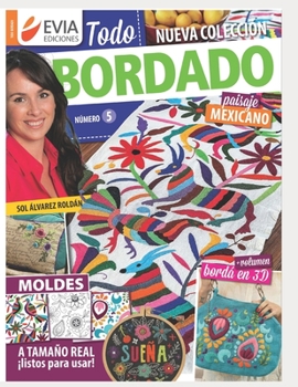 Paperback Todo Bordado 5: paisaje mexicano [Spanish] Book