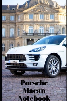 Porsche Macan Cars Composition Book College Ruled Notebook: Planner Logbook Diary Gift Todo Memory Book Budget Planner Medium to Large Sized Notebook With College Ruled Lined Paper for School Educatio