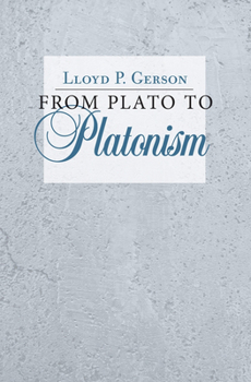Paperback From Plato to Platonism Book