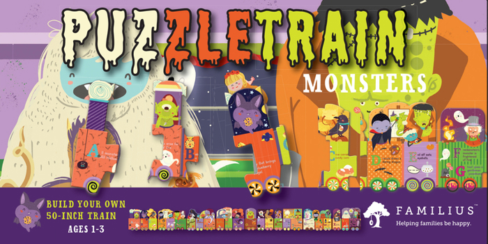 Misc. Puzzletrain: Monsters 26-Piece Puzzle Book