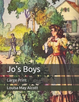 Paperback Jo's Boys: Large Print Book