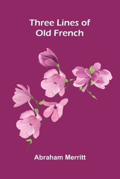 Three Lines of Old French