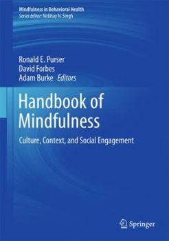 Paperback Handbook of Mindfulness: Culture, Context, and Social Engagement Book