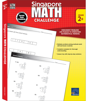 Paperback Singapore Math Challenge, Grades 2 - 5: Volume 18 Book