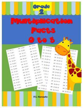 Paperback Multiplication Facts: Math Practice Workbook With Answers for Grade 2 Book