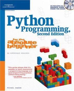 Paperback Python Programming for the Absolute Beginner [With CD] Book