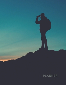 Planner: Hiking 2 Year Monthly Planner with Note Pages (24 Months) | Hiker Trekking | Jan 2020 - Dec 2021 | Month Planning | Appointment Calendar Schedule | Plan Each Day, Set Goals & Get Stuff Done