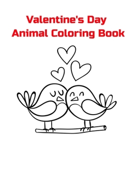 Paperback Valentine's Day Animal Coloring Book