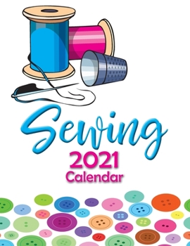 Paperback Sewing 2021 Calendar Book