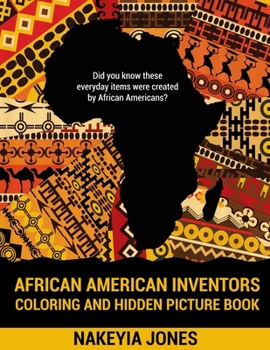 Paperback African American Inventors Coloring and Hidden Picture Book