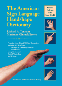 Hardcover The American Sign Language Handshape Dictionary [With DVD] Book