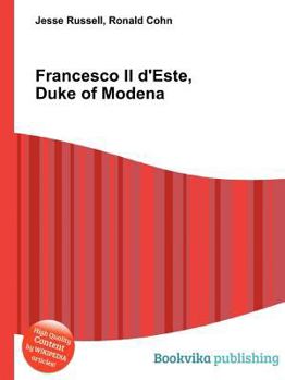 Paperback Francesco II d'Este, Duke of Modena Book