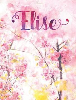 Elise: Personalized Journal - A Pink Cherry Blossom Diary