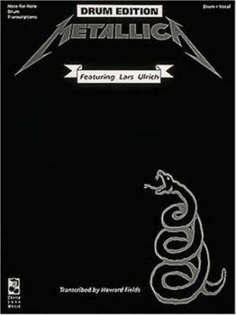 Paperback Metallica: (Black) for Drums Book