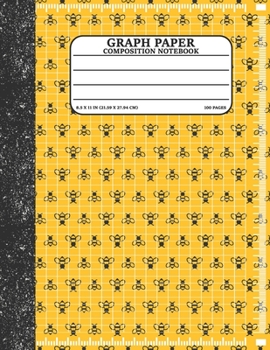 Graph Paper Composition Notebook: Math and Science Lover Graph Paper Cover Honey(Quad Ruled 4 squares per inch, 100 pages) Birthday Gifts For Math Lover Teacher,Student Notebook