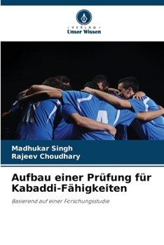 Paperback Aufbau einer Prüfung für Kabaddi-Fähigkeiten [German] Book