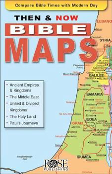 Then and Now Bible Maps pamphlet - pkg of 5 pamphlets