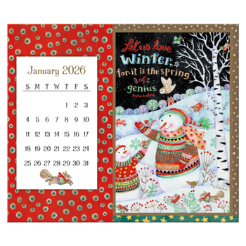 Home Simple Inspirations 2026 Postcard Desk Calendar Book